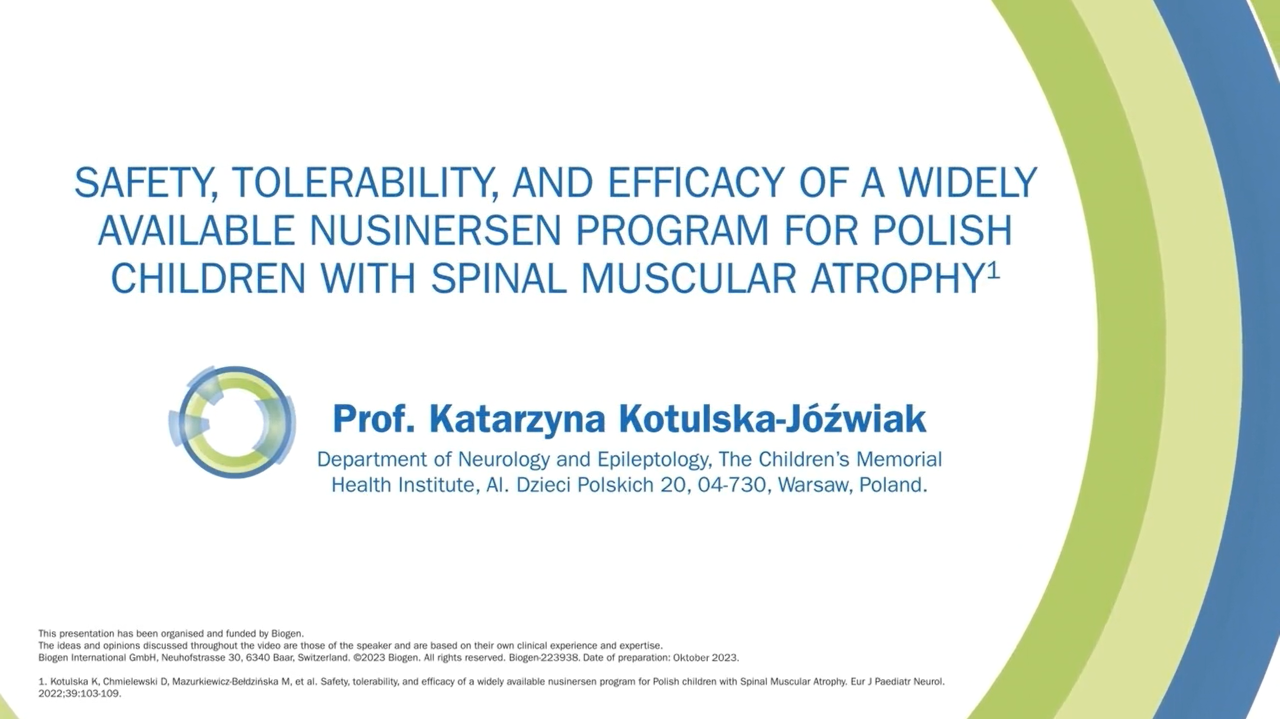 Nusinersen efficacy in 292 children and teenagers from 16 pediatric centers in Poland